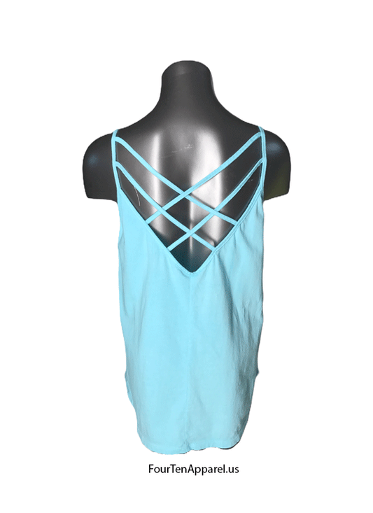 Criss Cross Back Tank Top